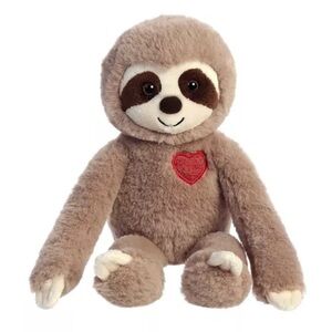 Aurora World Sweety 12” Brown Sloth Plush Toy